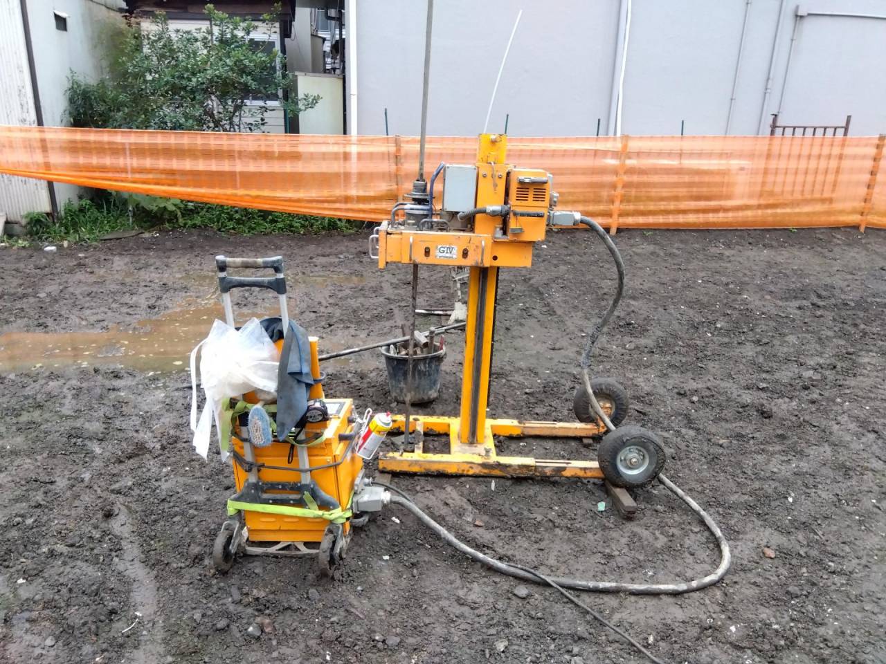 当社では地盤改良・地盤補強工事を行っています！